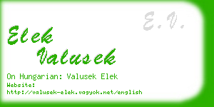 elek valusek business card